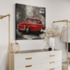 Taideteos Fiat 500:lla