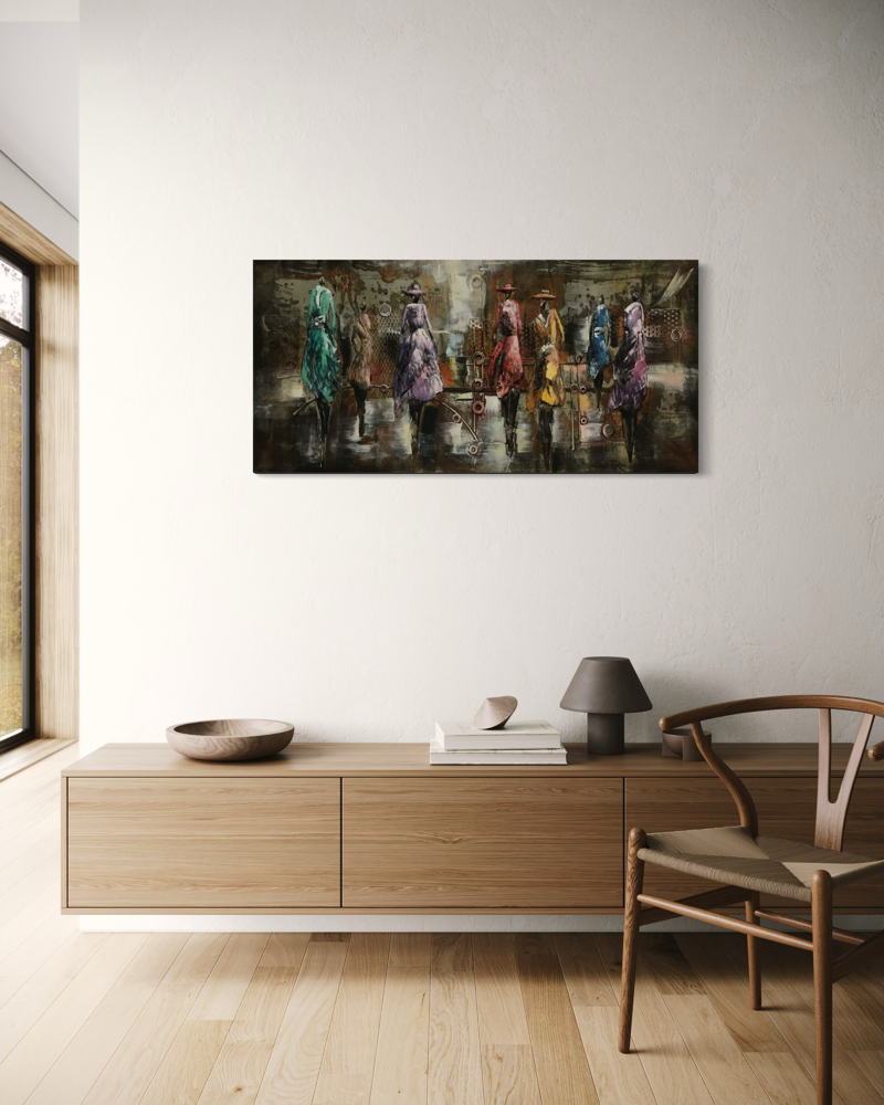 En tavla med människor