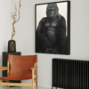 Maalaus gorillalla