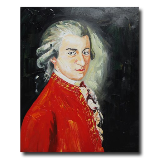 Maalaus Mozartin kanssa