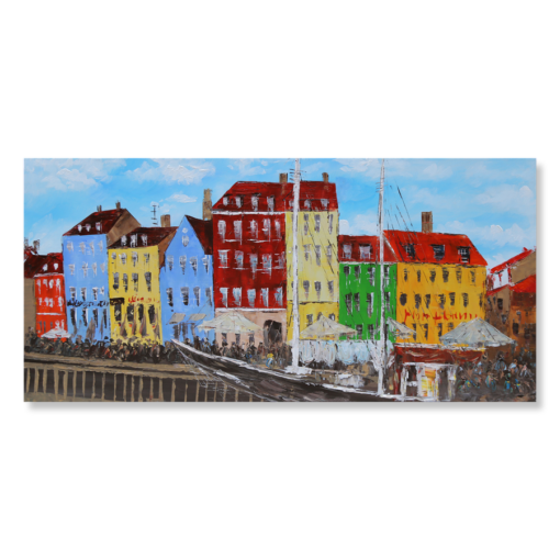 Maalaus Nyhavnilla