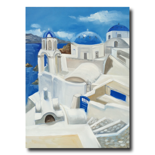 Maalaus Santorinilla