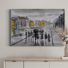 Maalaus Nyhavnista Kööpenhaminassa