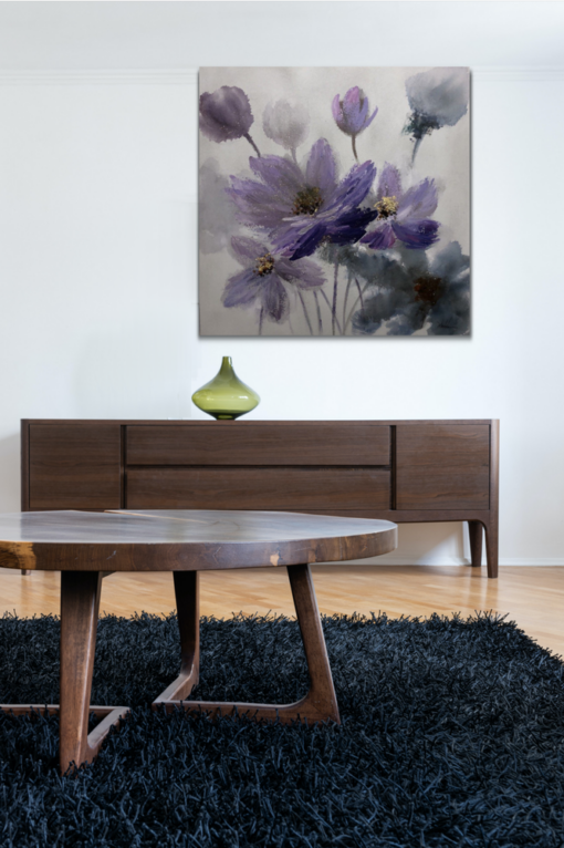 Tavlan violette på väggen