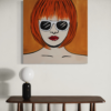En tavla i pop art stil