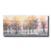 A painting with trees