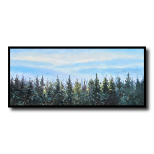 Maalaus metsästä