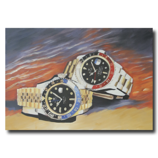 Maalaus Rolex-kelloilla