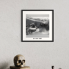 En svartvit poster