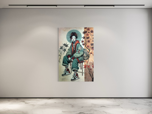 Il Scimmian maalaus, Geisha