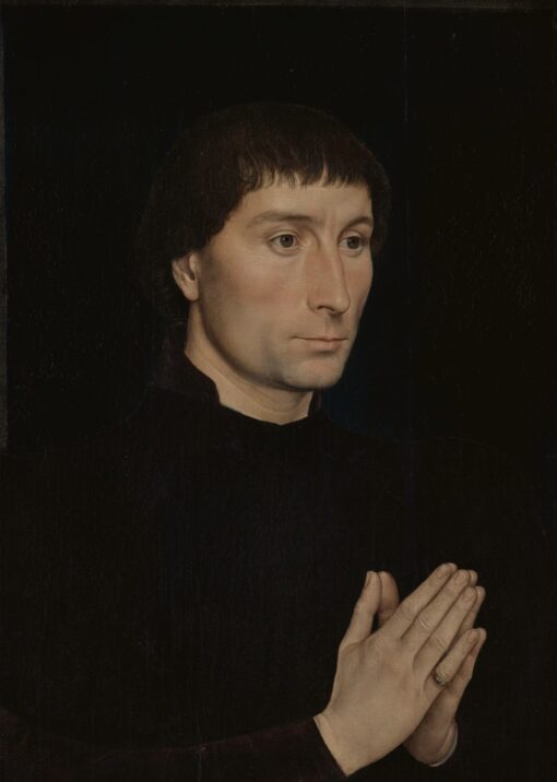 Hans Memling – Tommaso di Folco Portinari, kangasprintti kiilapuihin pingotettuna