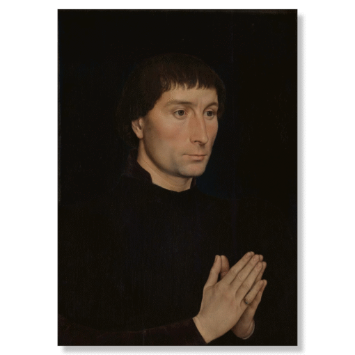 Hans Memling – Tommaso di Folco Portinari, kangasprintti kiilapuihin pingotettuna