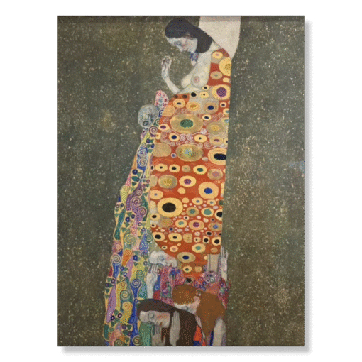 Gustav Klimt – Hope, I, 30×40 cm, canvas kiilakehyksellä (Ajattomat Mestarteokset – toivo)