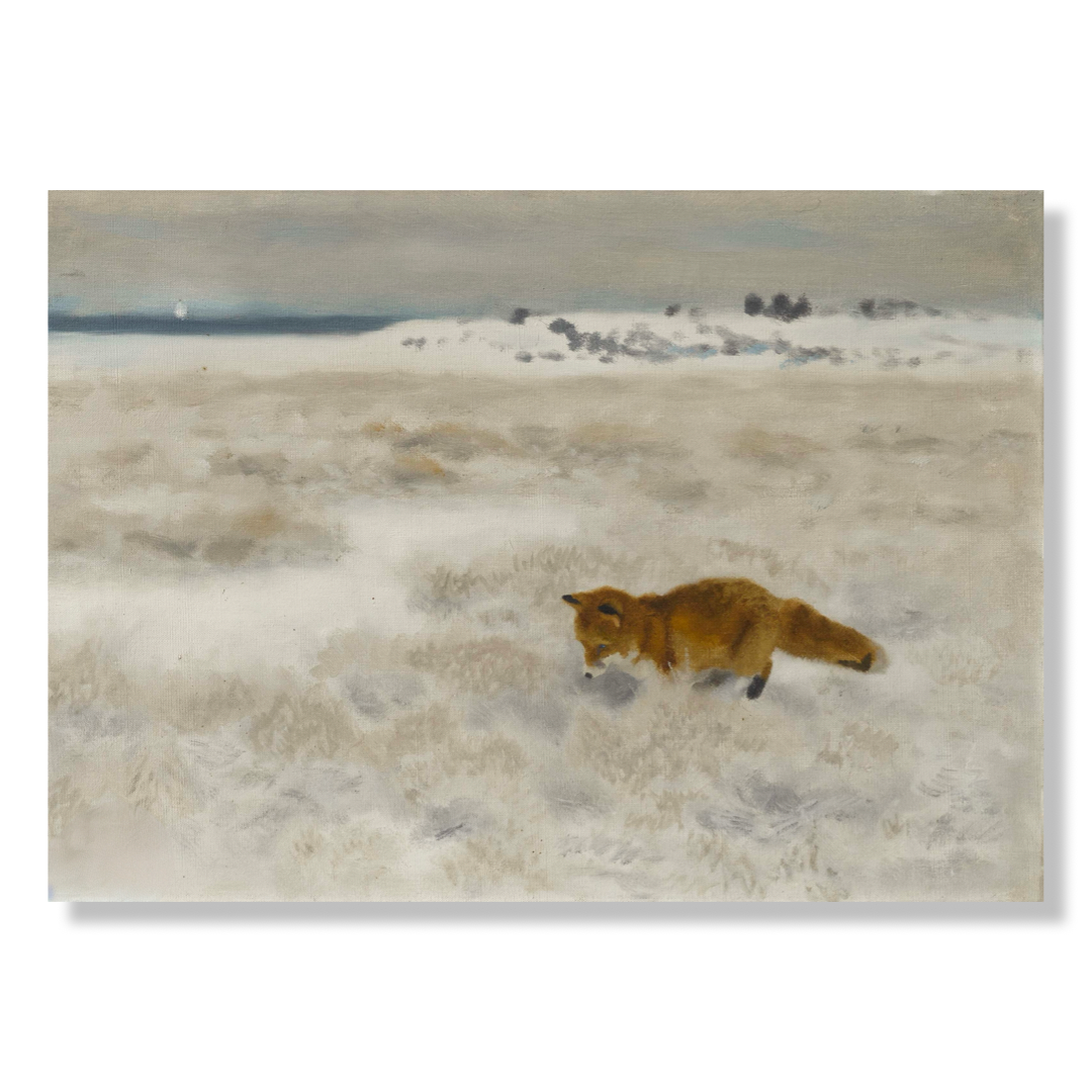 Fox on Rat hunt – Canvas Collection - Image 3