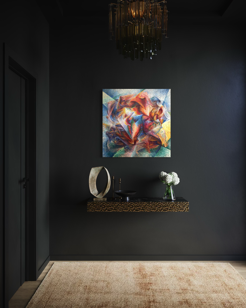 Dynamism of a Soccer Player on Umberto Boccioniin ikoninen futuristinen mestariteos, jossa liike ja energia ovat keskiössä.